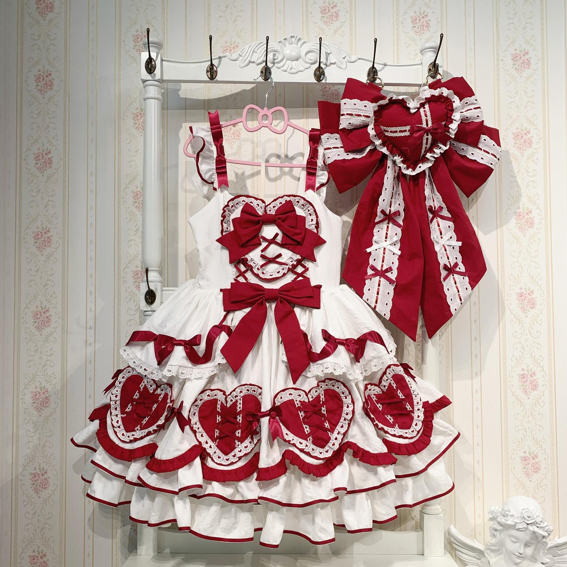 Chubby Cat Diary - Icing Sugar Gift Box - Plus Size Sweet Lolita JSK Dress Set