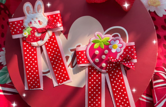 Bear Doll - 1000SE - Lolita Sweet Corsage Hair Clip Pin Accessories