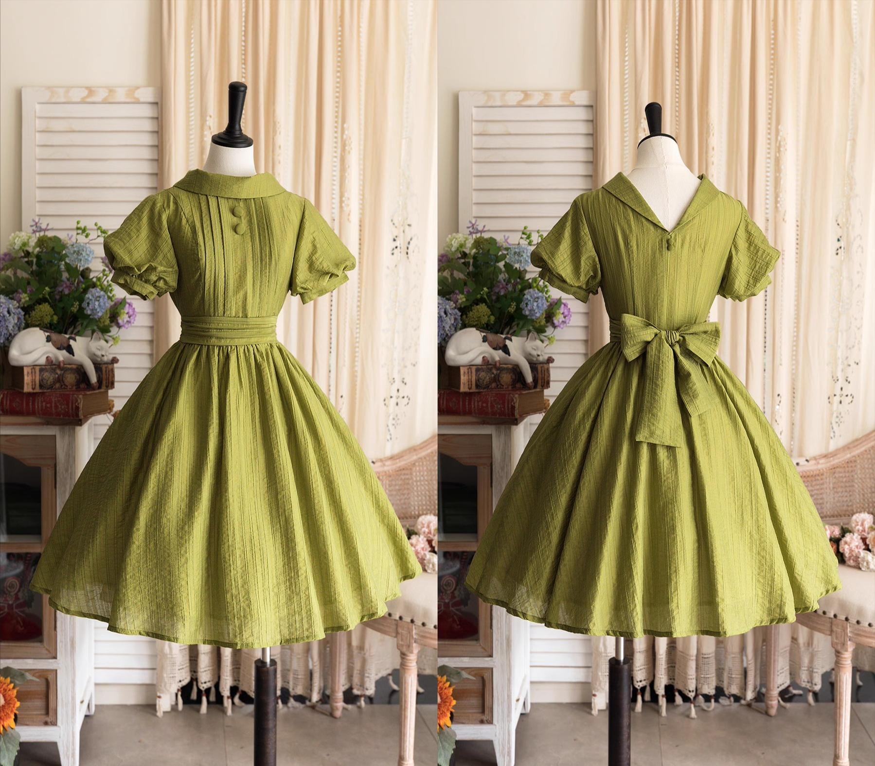 Forest Wardrobe - Forest Gallery - Classic Lolita OP Dress Country Style Tencel Dress