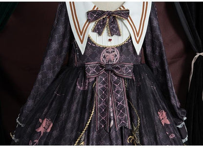 OCELOT - Classic Lolita OP Sailor Collar Elegant Lolita Dress