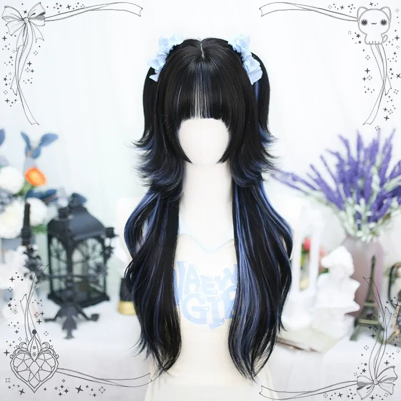 Dalao - Lily - Sweet Lolita Hime Cut Long Curly Wig for JK Girls