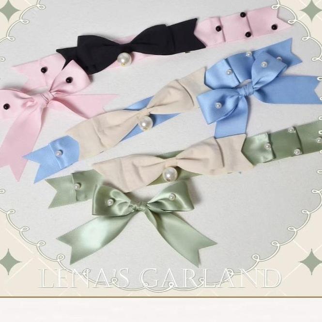 Magic Tea Party - Lena's Garland - Elegant Lolita HeaddressPearl Headband Set with Hair Clip