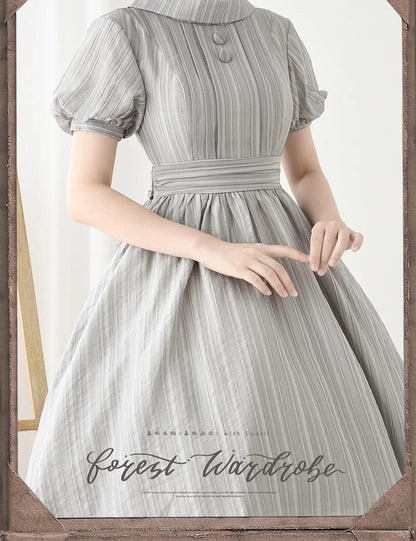 Forest Wardrobe - Forest Gallery - Classic Lolita OP Dress Country Style Tencel Dress