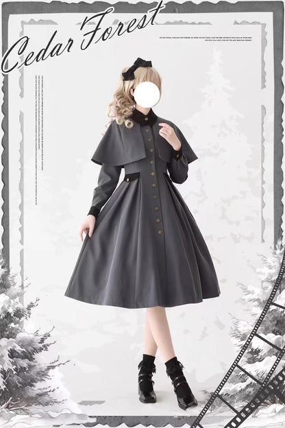 Forest Wardrobe - Elegant Lolita Dress Winter Lolita Coat Dress