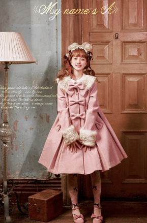 Unideer - Casual Lolita Winter Wool Down Coat Multicolors