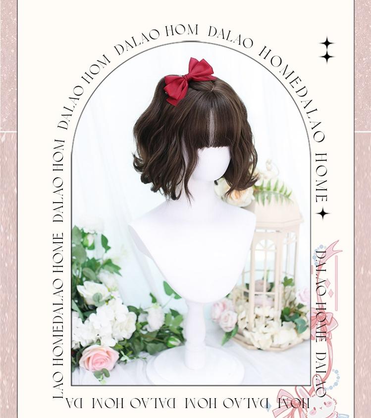 Dalao - Qianqian - Natural Lolita Wig Short Curls Wigs