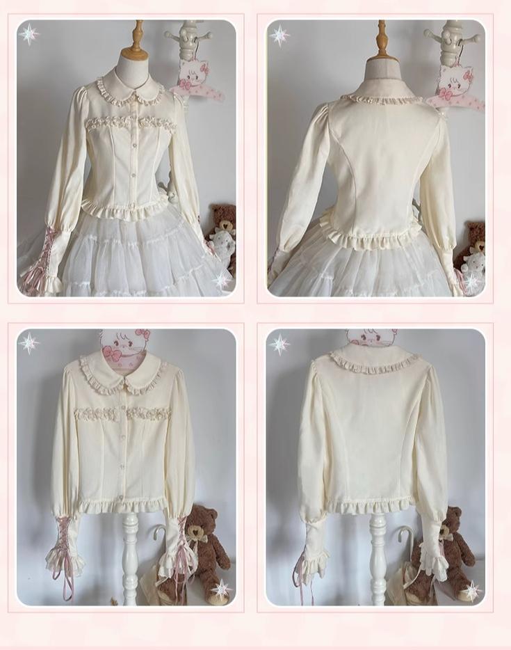 Sakurahime - Cupid Overture - Sweet Lolita Blouse Mutton Sleeves Shirt