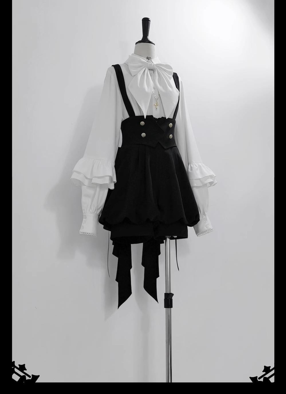 Princess Chronicles - Doll - Retro Lolita Cross Necklace Elegant Pearl Accessory