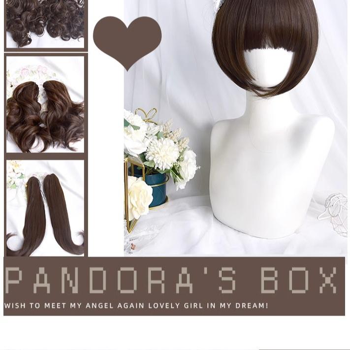 Sinwavy - Pandora's Box - Lolita Short Wig with Cute Double Ponytails