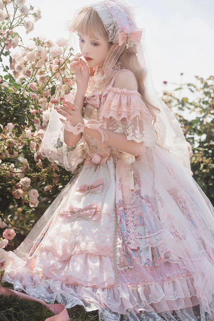 Garden Cat - Gorgeous Lolita JSK Dress Wedding Lolita Dress