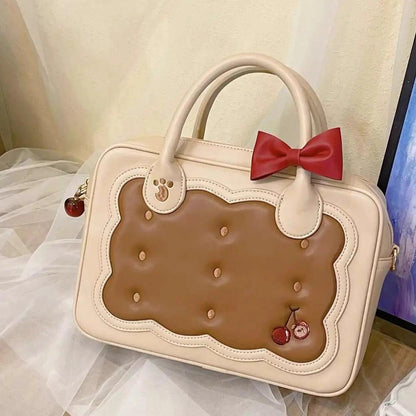 Morning Glory - Kawaii Lolita Bag Cherry Biscuit Shoulder Crossbody Handbag