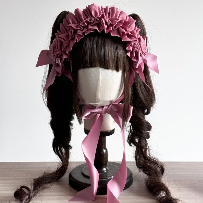 MAID - Elegant Lolita Hairband Bow Multiple Colors BNT