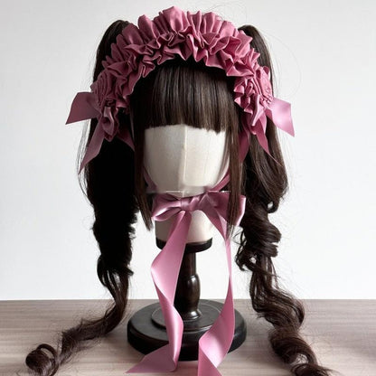 MAID - Elegant Lolita Hairband Bow Multiple Colors BNT