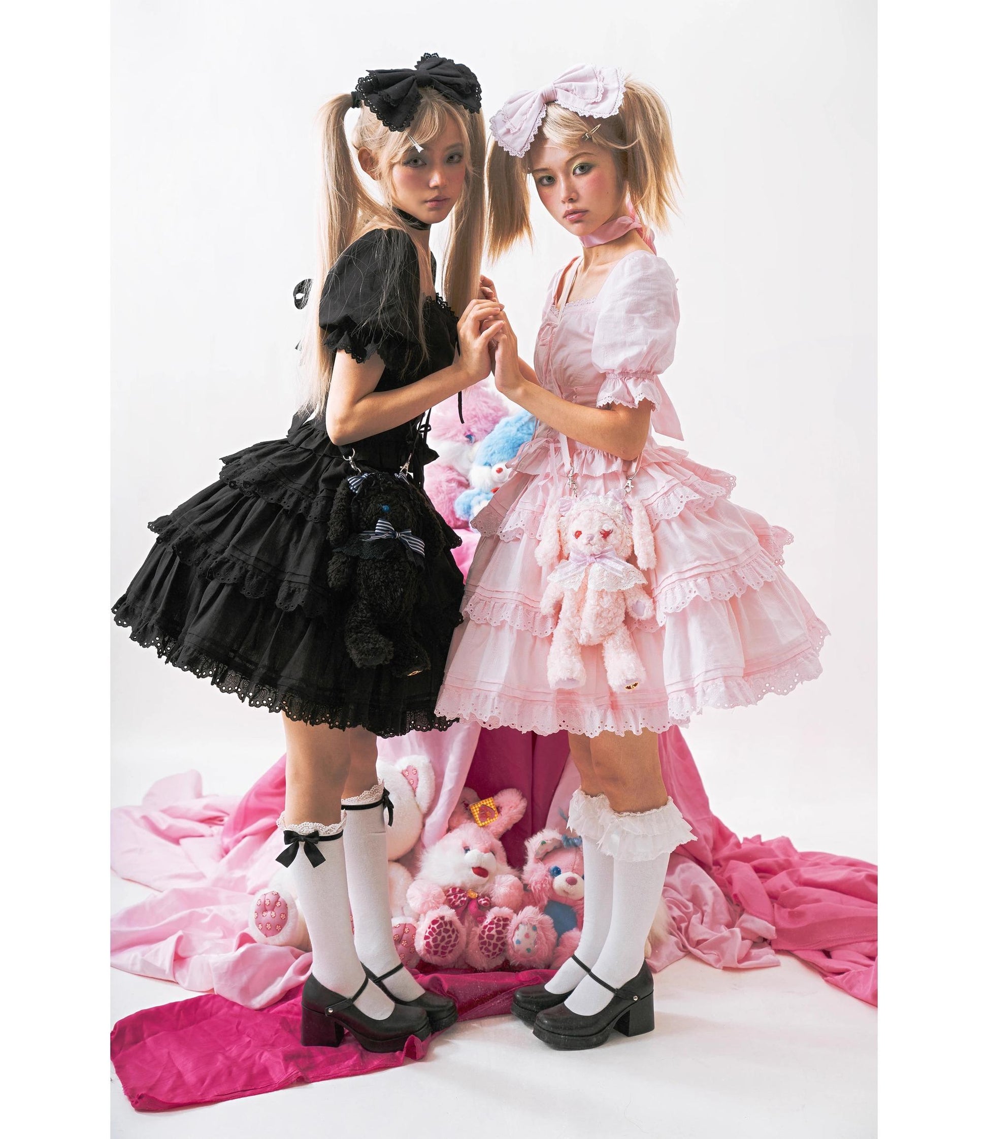 MEEKWIND - Miss Flora - Cotton Sweet Lolita Dress Set Doll-like OP and JSK