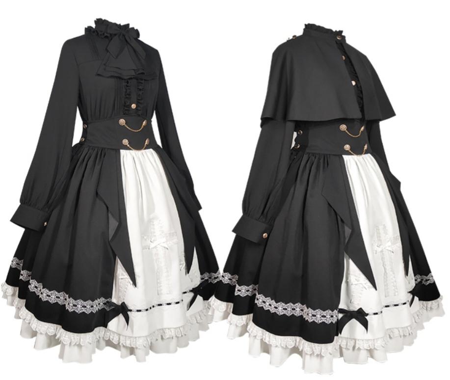 CastleToo - Holy Academy - Gothic Lolita Prince Skirt Set