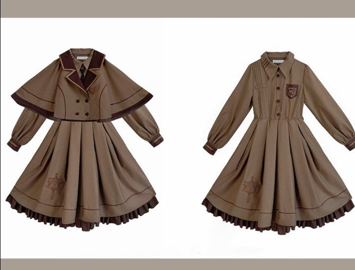 With PUJI - A lazy Trial - Classic Elegant Lolita OP Set