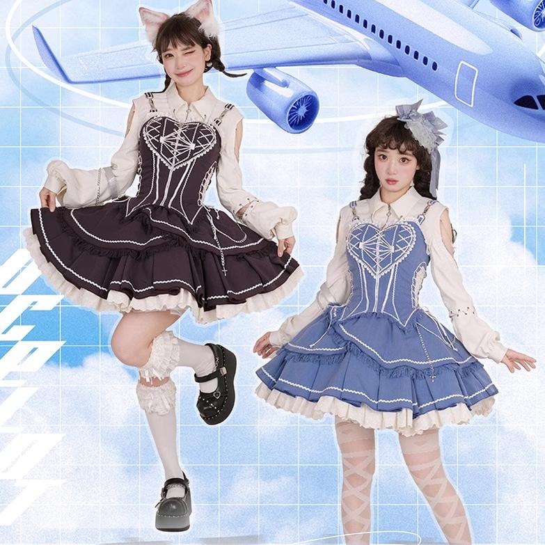 OCELOT - Love Affairs - Sweet Lolita Bodice Set Spicy Cowgirl Dress Set