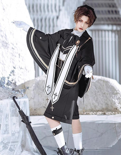 Forest Fluorescent Carps - Choir - Ouji Lolita Shorts Set Prince outfit