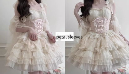 Original Design - Heart Flutter Love - Sweet Lolita Accessoriy Set and Inner Wear Multicolors