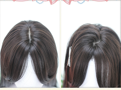 Dalao Home - Ballet - Sweet Long Straight Black Brown Wig