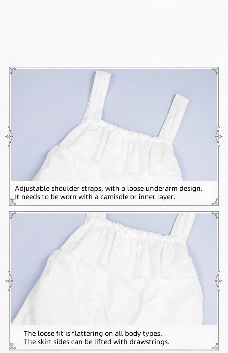 With PUJI - Dream - Daily Twins Lolita JSK, Loose Fit, Hidden Pockets