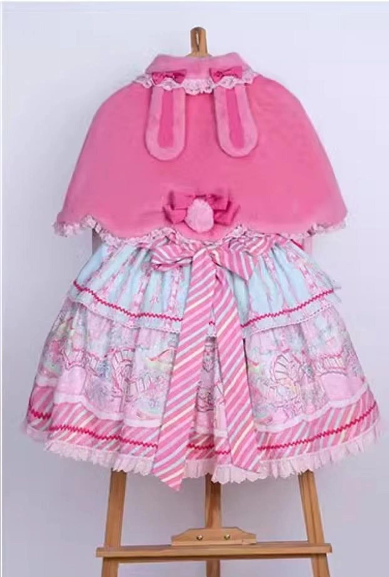 Letters from Unknown Star - Kawaii Lolita Cape Winter Lolita Shawl Daily