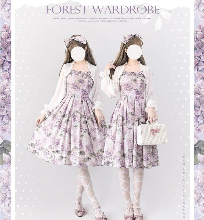 Forest Wardrobe - Forest Basket 3.0 - Vintage Lolita JSK Dress for Summer