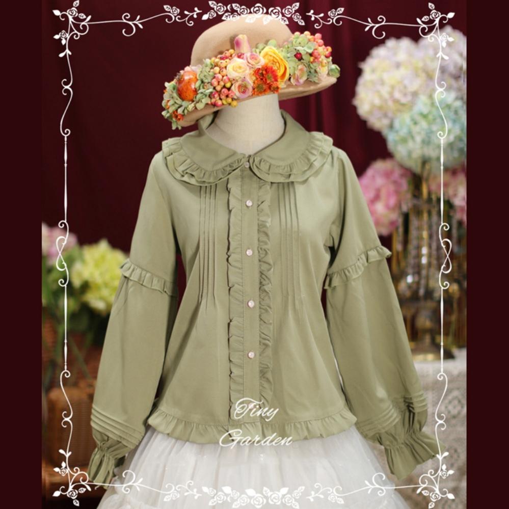 Tiny garden - Cute Lolita Blouse Long Sleeve Lolita Shirt