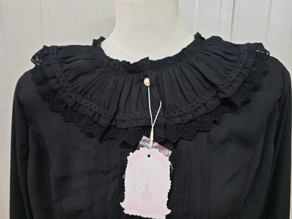 Yilia - Retro Princess Long Sleeve Lolita Blouse