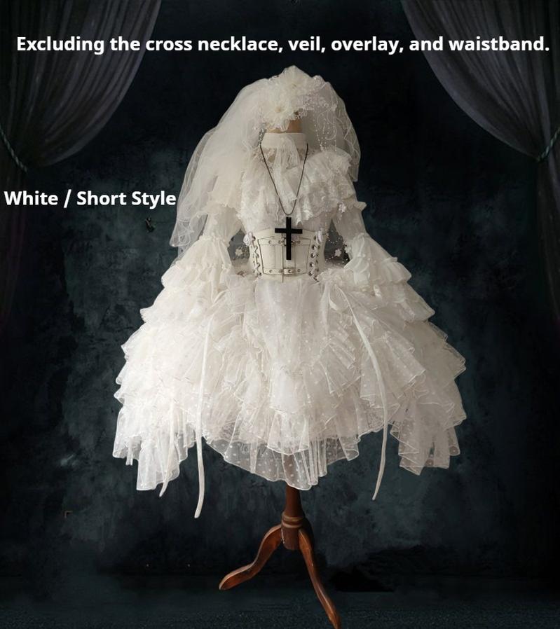 Teddy Bear - Halloween Gothic Wedding Lolita OP Dress