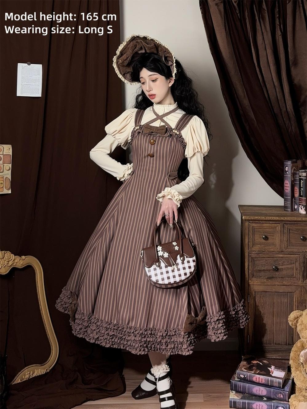 Miss Point - Classic Lolita JSK Customized Stripe Lolita Dress
