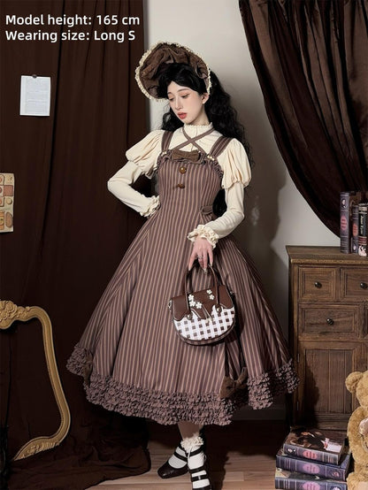 Miss Point - Classic Lolita JSK Customized Stripe Lolita Dress