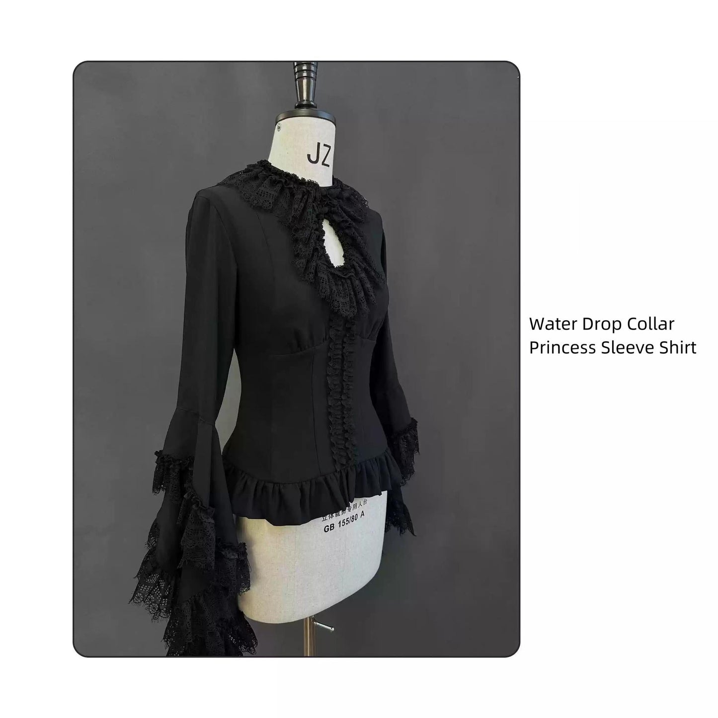 SUSIN - Night Traveler - Classic and Elegant Gothic Dress with Colorful Window Prints