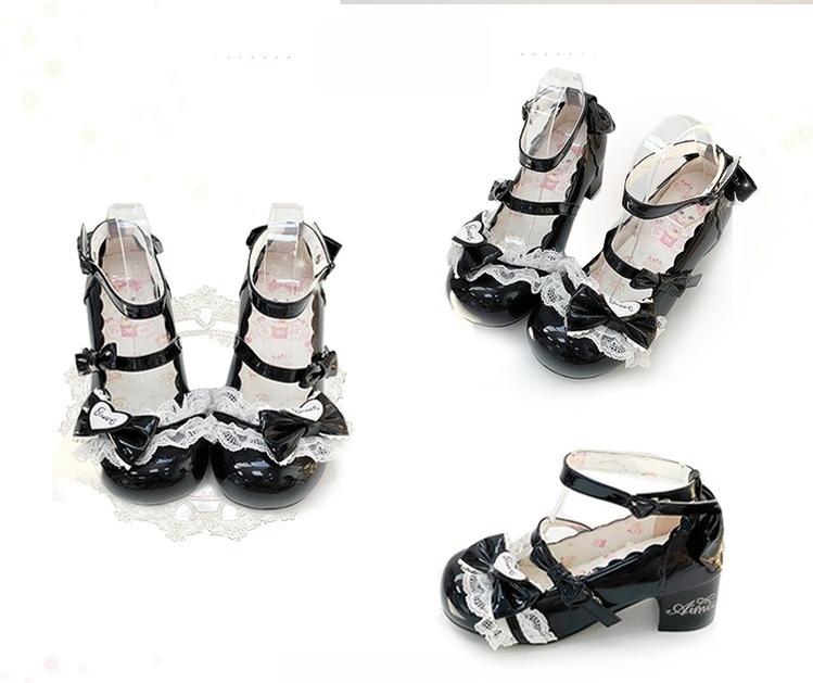 Aimee - Sakura - Sweet Lolita Heels Cute Mid-heel Mary Jane Shoes
