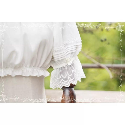 Tiny Garden - Retro Summer Chiffon Lolita Shirt