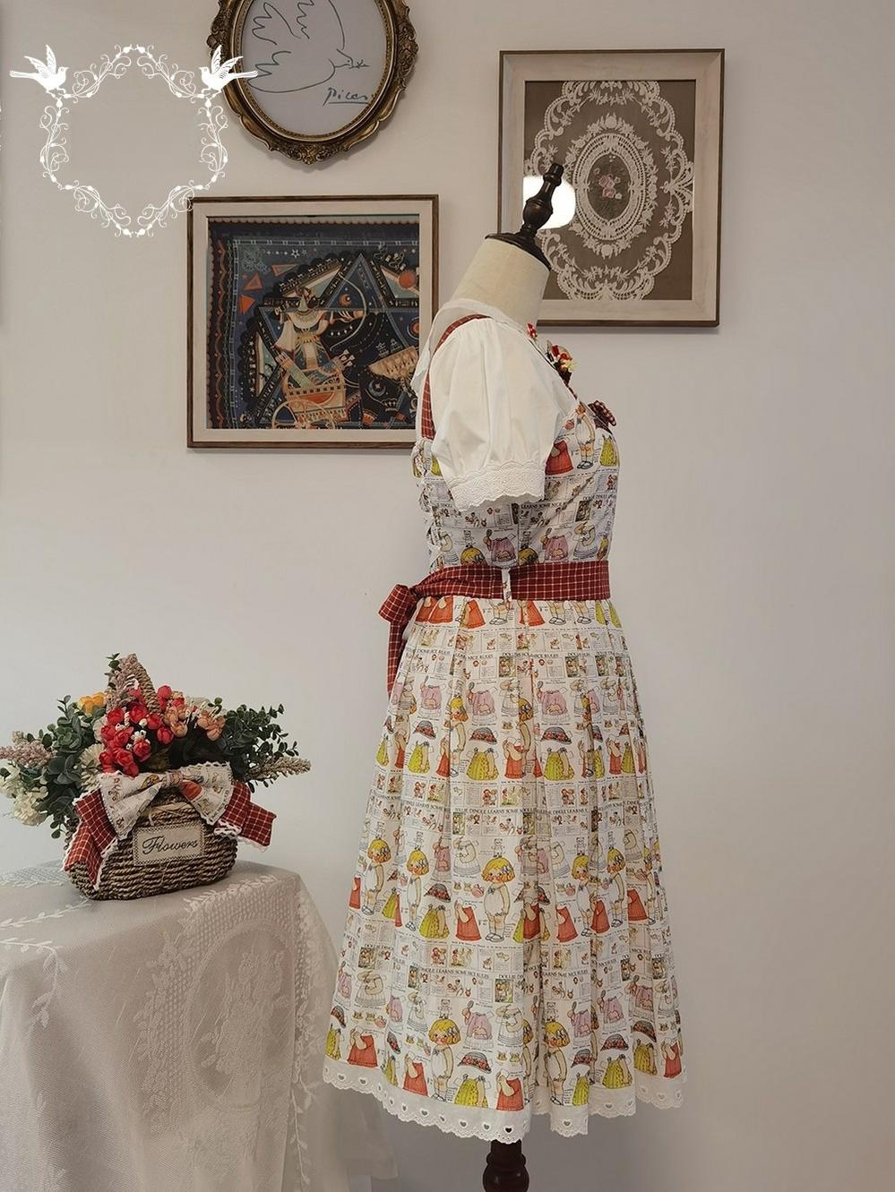 Miss Cube - Dress Up Dolls - Summer Kawaii Lolita JSK Dress Customized Size