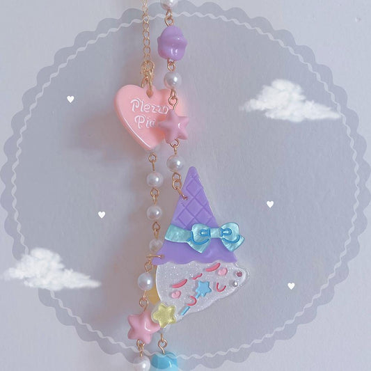 Halloween Alice - Halloween Ice Cream Sweet Short Necklace