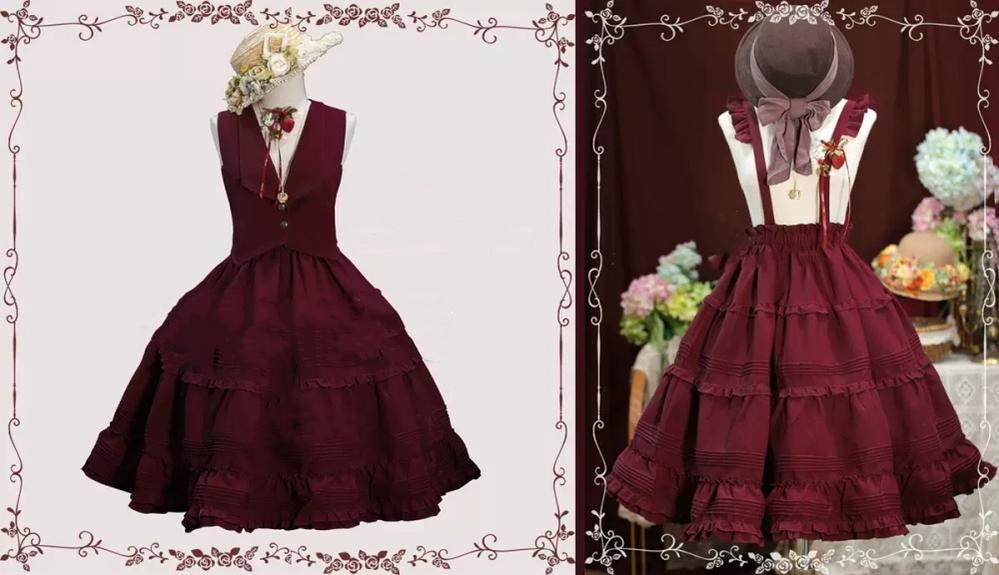 Tiny Garden - Old Love Songs - Lolita Elegant Vintage SK and Waistcoat
