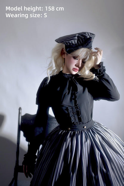 Miss Point - Classical Chocolate - Classic Lolita Blouse Customized Reteo Lolita Shirt