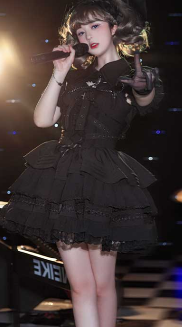 OCELOT - Contract Cross - Gothic Sweet Lolita Short Dress