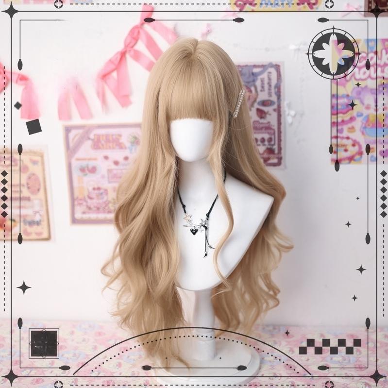 Dalao Home - Sweet Lolita Wig Double Ponytails Long Wavy Wig