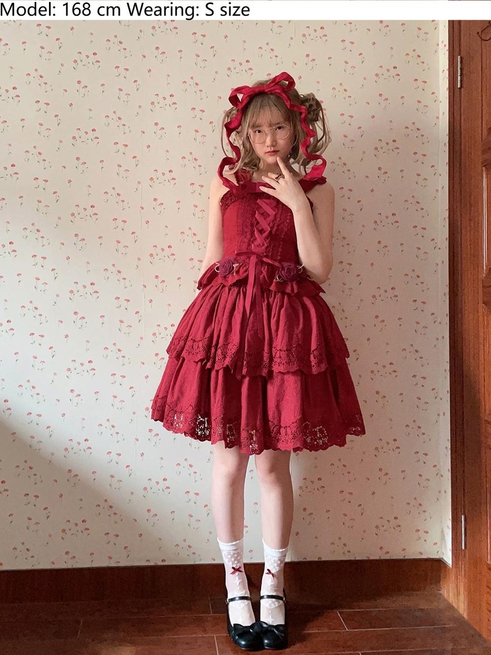 Miss Point - Forest Waltz - Classic Lolita Tiered Skirt Multi-layer Embroidered SK