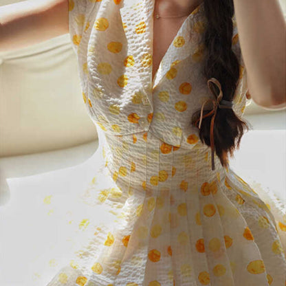 Starlight polka dot retro dress