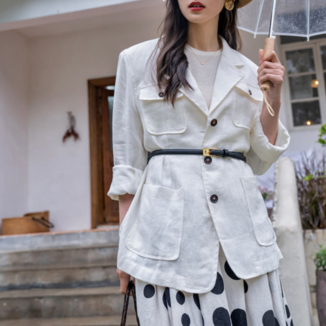 countess linen jacket