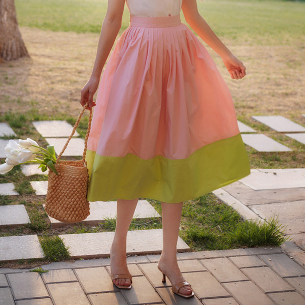 spring field hepburn skirt