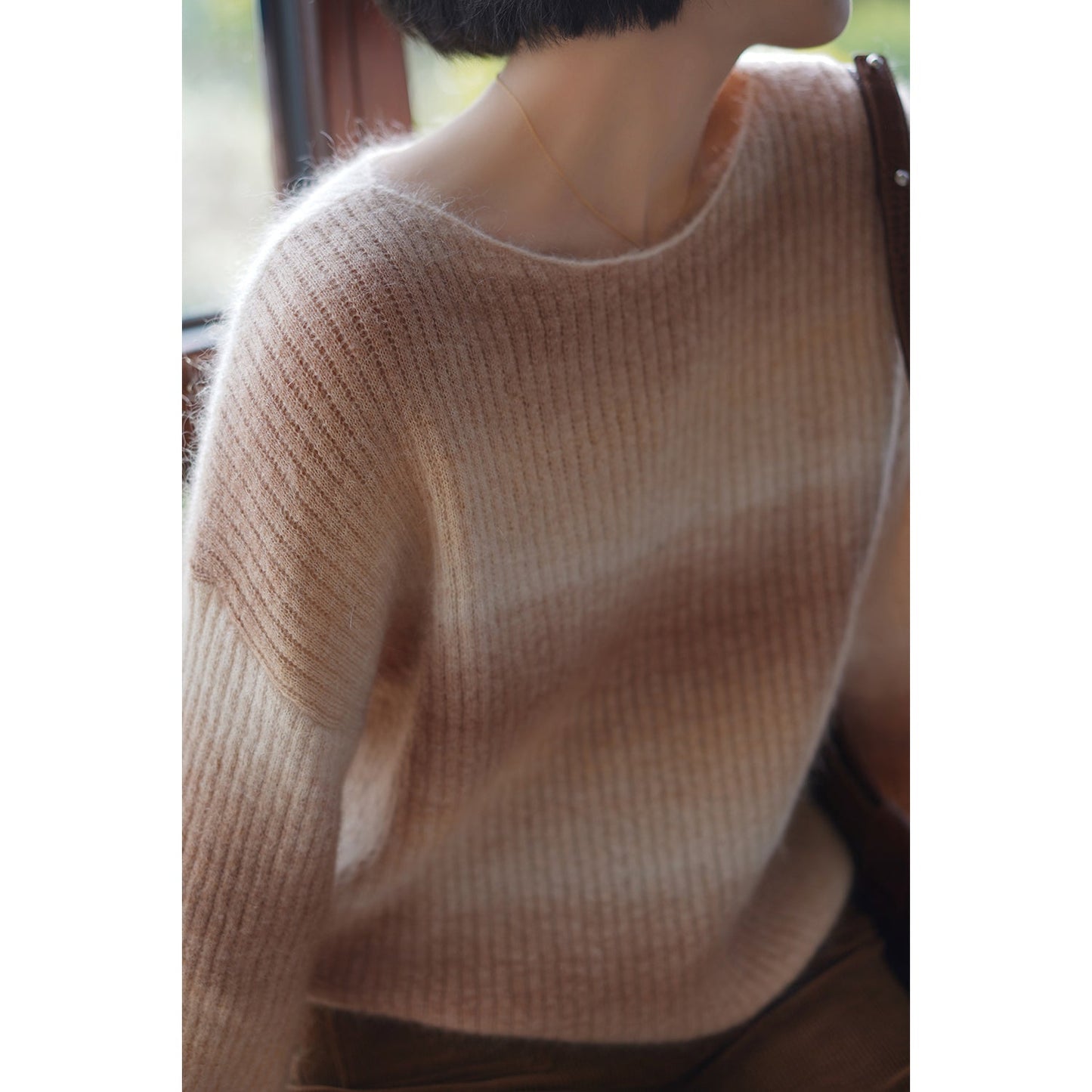 sunshine color mohair sweater