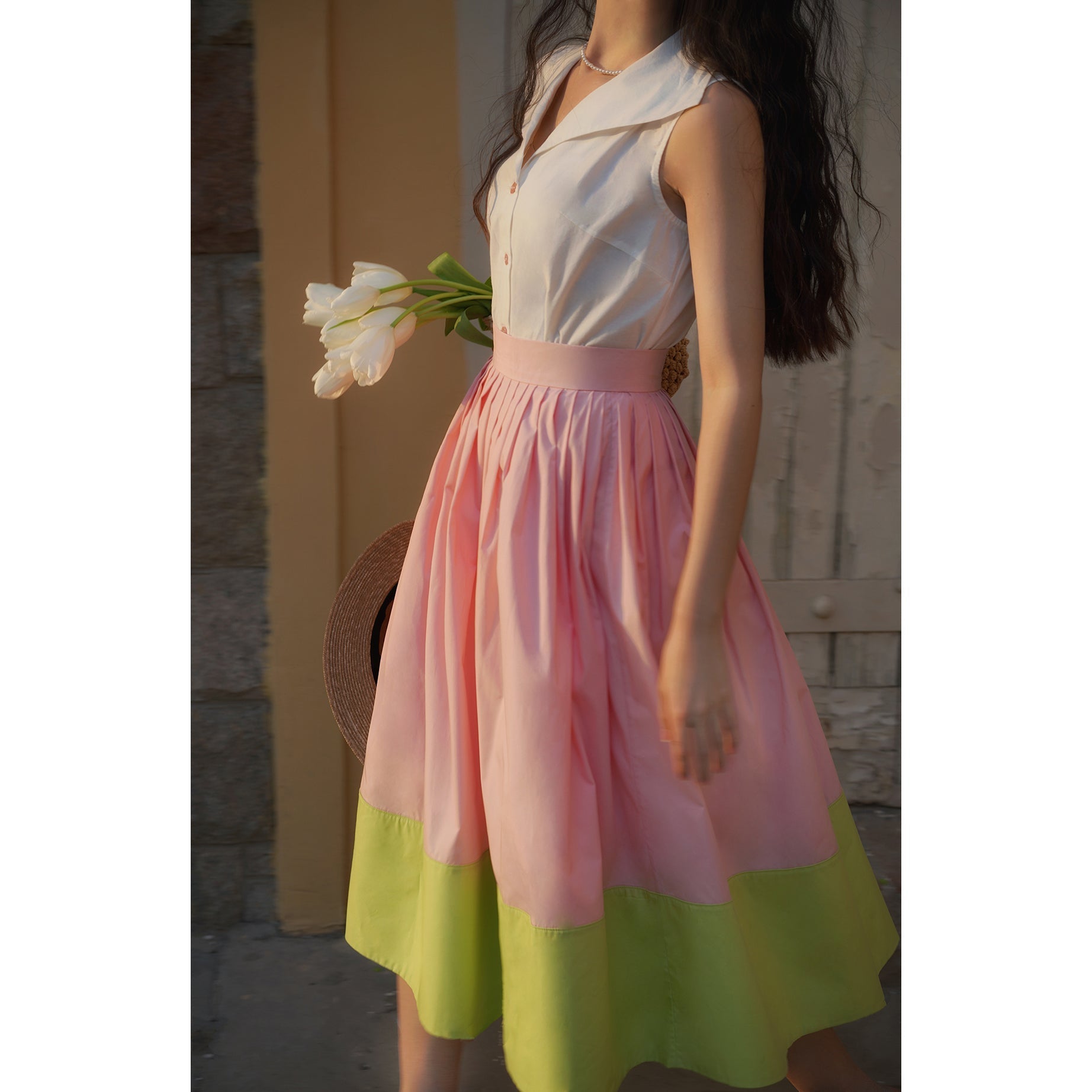 spring field hepburn skirt