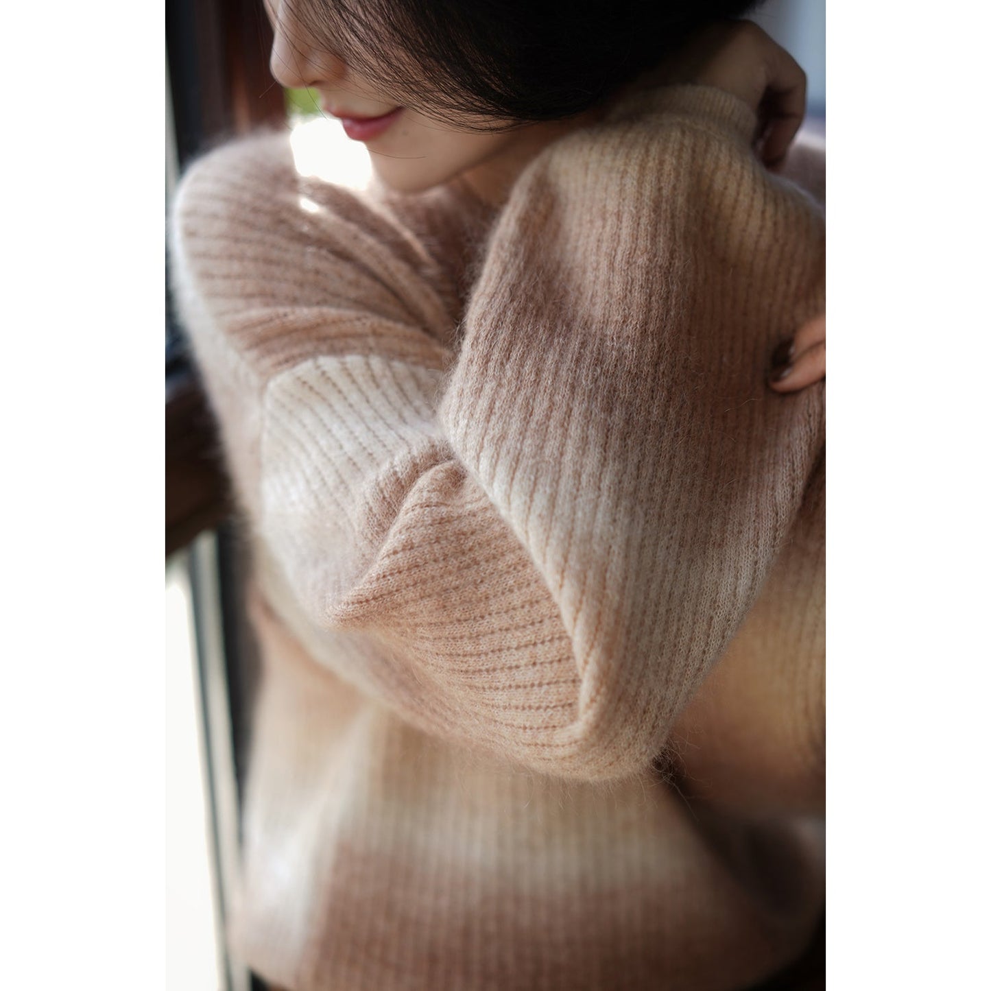 sunshine color mohair sweater