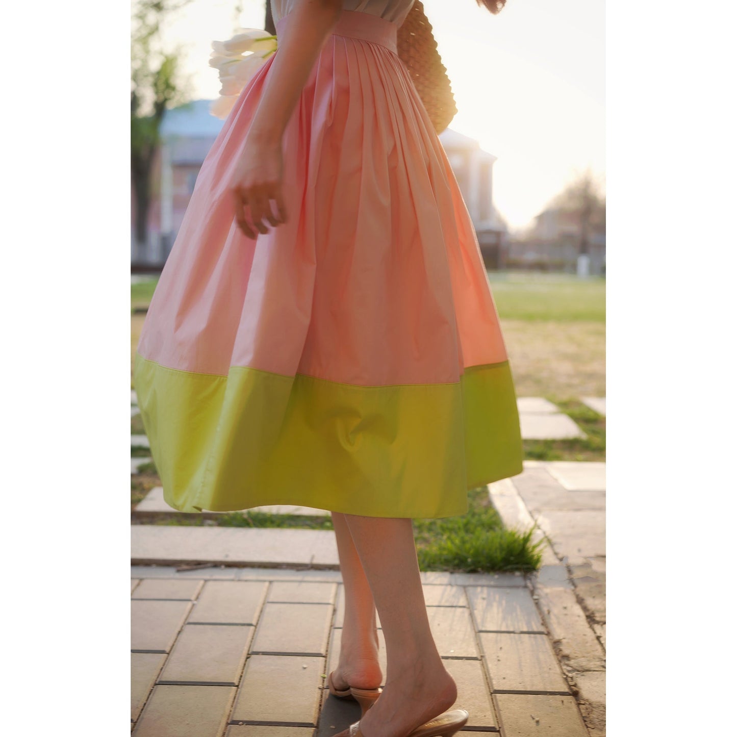 spring field hepburn skirt