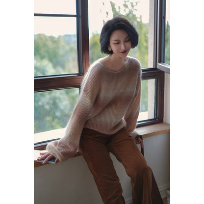 sunshine color mohair sweater